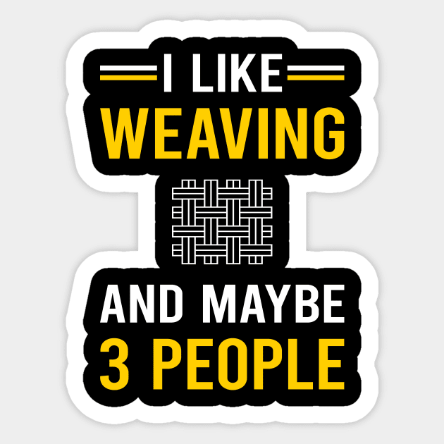 3 People Weaving Weaver Sticker by Good Day